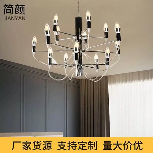 吸顶吊灯北欧简约餐厅多头吊灯创意个性客厅铁艺灯具照明吊灯