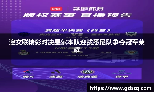 澳女联精彩对决墨尔本队迎战悉尼队争夺冠军荣耀